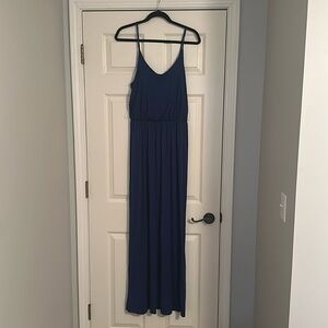 All in Favor Blue Maxi Dress